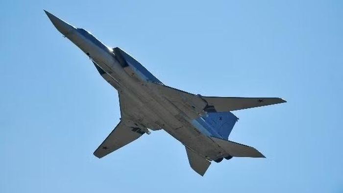Máy bay ném bom siêu âm Tu-22M3 của Nga.