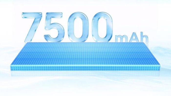 Điện thoại có pin 7500 mAh đủ dùng trong 2 ngày