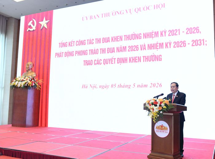 Chủ tịch Quốc hội Trần Thanh Mẫn phát động phong trào thi đua năm 2026 và nhiệm kỳ 2026 - 2031