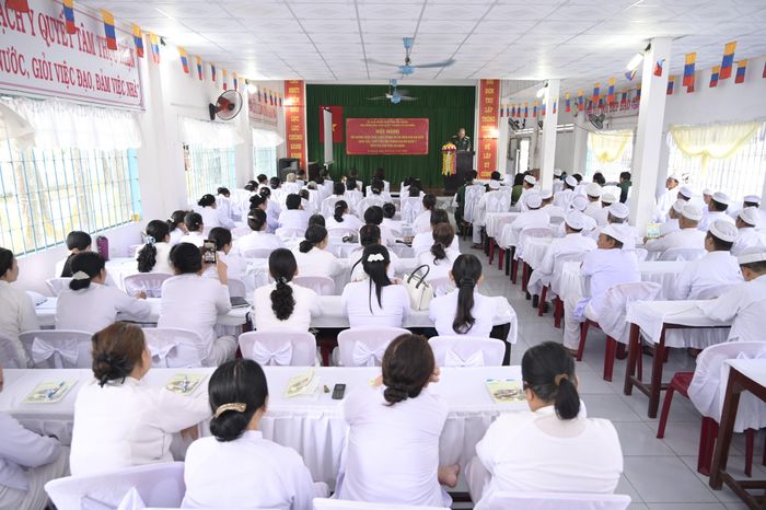 Quang cảnh buổi khai giảng. Ảnh: Phương Vũ