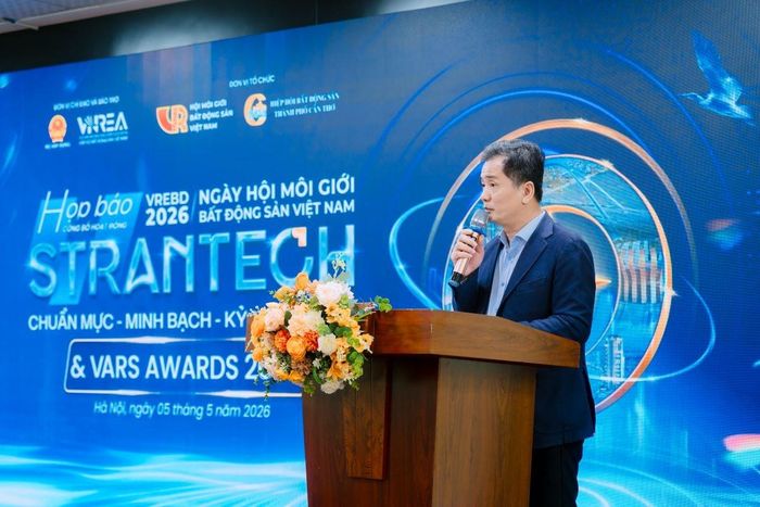 TS. Nguyễn Văn Đính, Chủ tịch Hội Môi giới Bất động sản Việt Nam (VARS) phát biểu