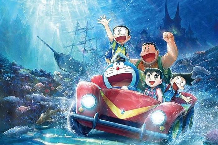 Cảnh phim "Doraemon: Nobita và lâu đài dưới đáy biển". Ảnh: Toho