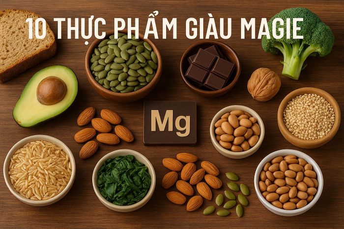Cơ thể chúng ta không tự sản xuất được nên cần bổ sung magie từ bên ngoài.