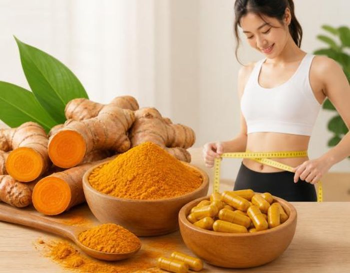 Nhiều nghiên cứu cho thấy nghệ, đặc biệt là curcumin liên quan đến kiểm soát cân nặng.