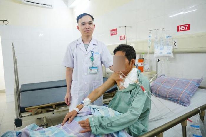 Sau phẫu thuật, bệnh nhân được chăm sóc điều trị tích cực, sức khỏe hồi phục tốt.