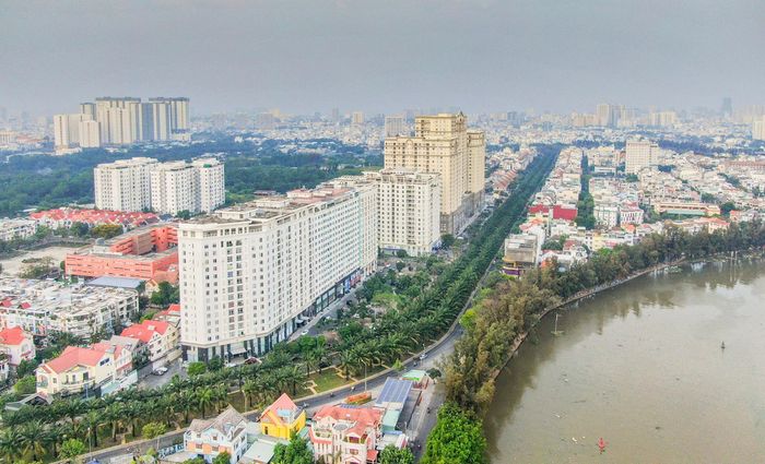  Khu dân cư Trung Sơn, xã Bình Hưng, TPHCM. ẢNH: HOÀNG HÙNG 