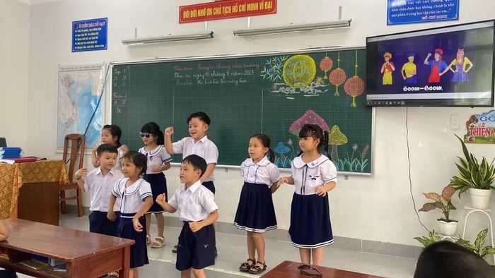 Học sinh Trường Tiểu học Hòa Bắc (TP Đà Nẵng) trong một tiết học. Ảnh minh họa