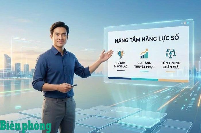 Một bộ slide đơn giản nhưng sâu sắc phản ánh sự tôn trọng khán giả và tận tâm với công việc. Đồ họa: Thái Bình