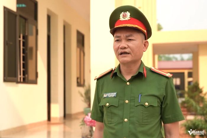 Trung tá Nguyễn Trung Hiếu, Phó Trưởng phòng Cảnh sát hình sự, Công an tỉnh Lai Châu. Ảnh: Trang Giang