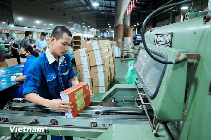 Nhà xuất bản Giáo dục Việt Nam tổ chức in và phát hành các sách giáo khoa trong danh mục nêu trên trong năm 2026. (Ảnh: Hoài Nam/Vietnam+)