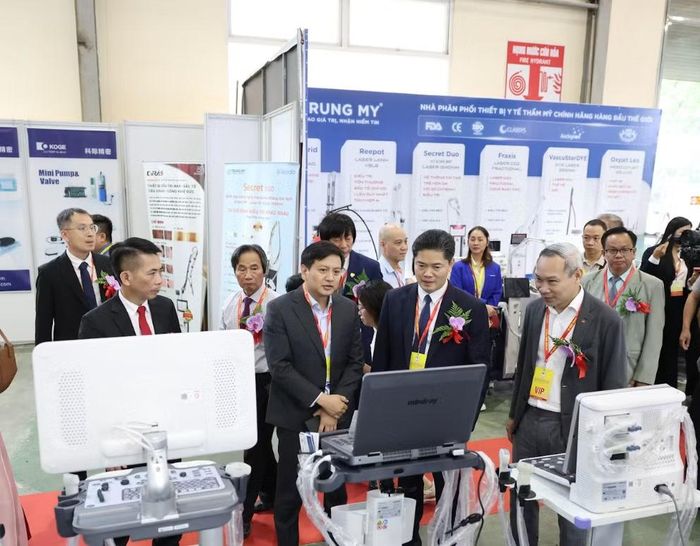 Triển lãm Quốc tế chuyên ngành Y dược Việt Nam lần thứ 34 diễn ra từ ngày 6 - 9/5/2026 với nhiều hoạt động. (Ảnh: PV/Vietnam+)