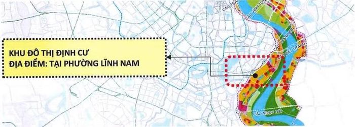 Khu đất phát triển đô thị số 9 cũng tại phường Lĩnh Nam quy mô 183 ha.