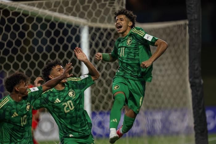 U17 Saudi Arabia đã có màn ra quân hoàn hảo tại VCK U17 châu Á 2026 khi dễ dàng đánh bại U17 Myanmar với tỷ số 4-0 ở bảng A. Ảnh: AFC