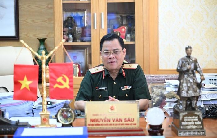 Thiếu tướng, PGS. TS Nguyễn Văn Sáu - Phó Viện trưởng Viện Chiến lược và Lịch sử quốc phòng Việt Nam. Ảnh: Nguyên Khánh