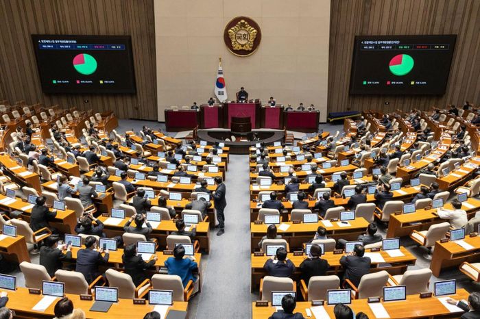 Một phiên họp của Quốc hội Hàn Quốc tại Seoul. Nguồn: Yonhap.
