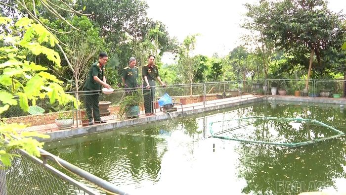 Những người lính Trường Sơn năm xưa luôn nỗ lực trong lao động, sản xuất.