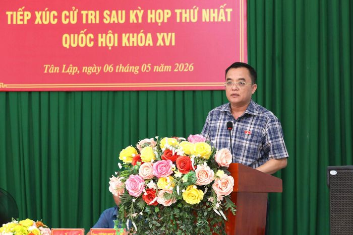 Đại biểu Huỳnh Ngọc Liêm trả lời một số kiến nghị của cử tri