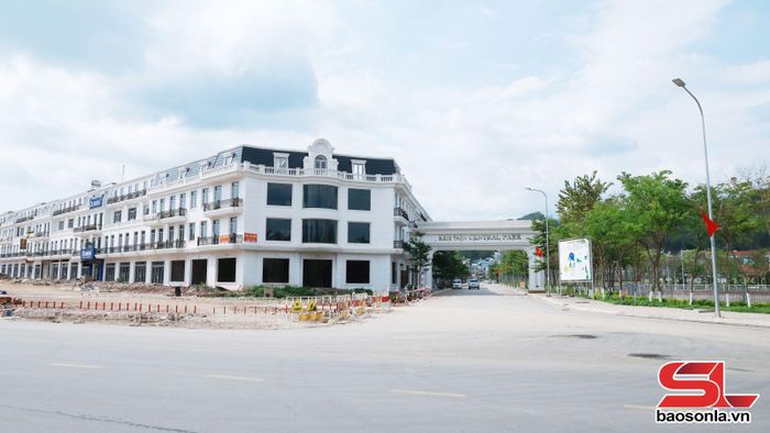 Khu đô thị Kim Sơn (phường Chiềng Cơi) được đầu tư hạ tầng đồng bộ.