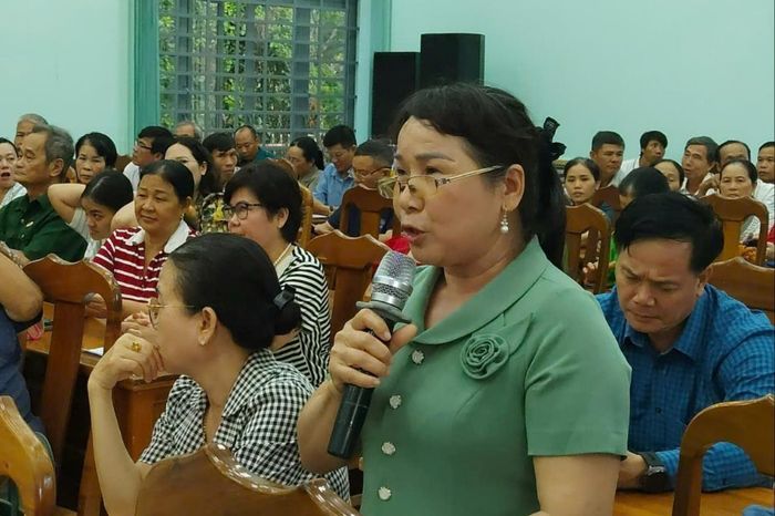 Cử tri xã Đạ Tẻh 2 phát biểu ý kiến