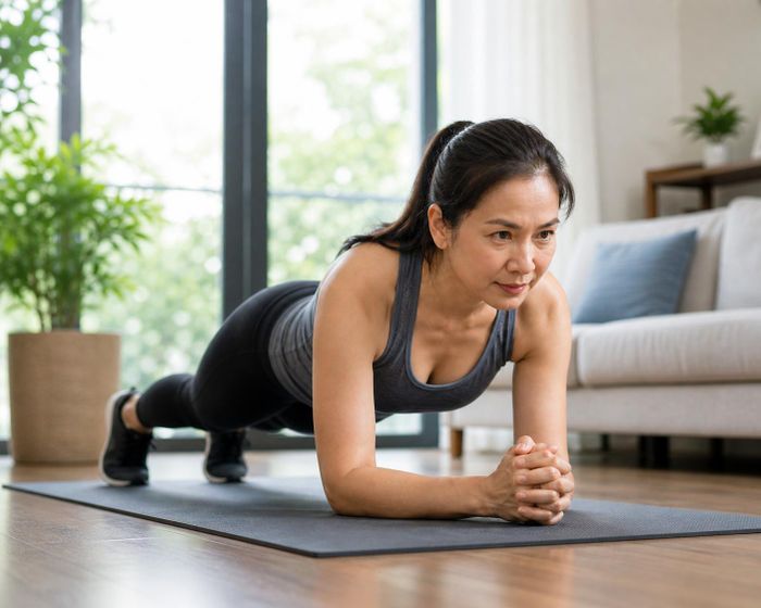 Giảm cân là mục tiêu phổ biến khi nhiều người lựa chọn tập plank.