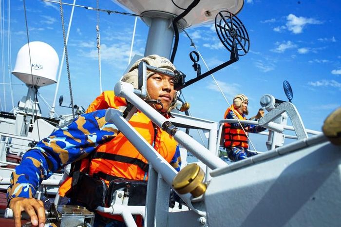 Tàu tên lửa tiến công nhanh của Lữ đoàn 167, Vùng 2 Hải quân huấn luyện tự hành trên biển
