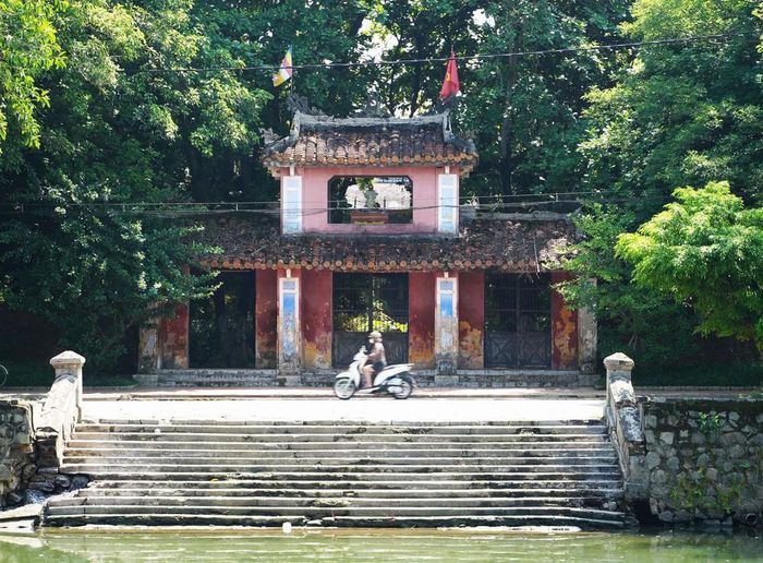 Ngôi chùa cổ Diệu Đế ở phố cổ Gia Hội, phường Phú Xuân, thành phố Huế. Ảnh: Nguyên Lý - TTXVN