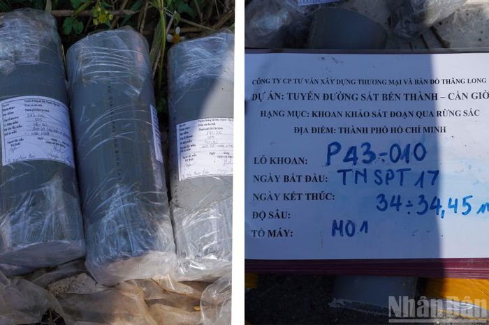 Những mẫu địa chất này sẽ được phân tích kỹ lưỡng, tạo cơ sở dữ liệu quan trọng phục vụ thiết kế và thi công tuyến Metro Bến Thành-Cần Giờ trong thời gian tới.