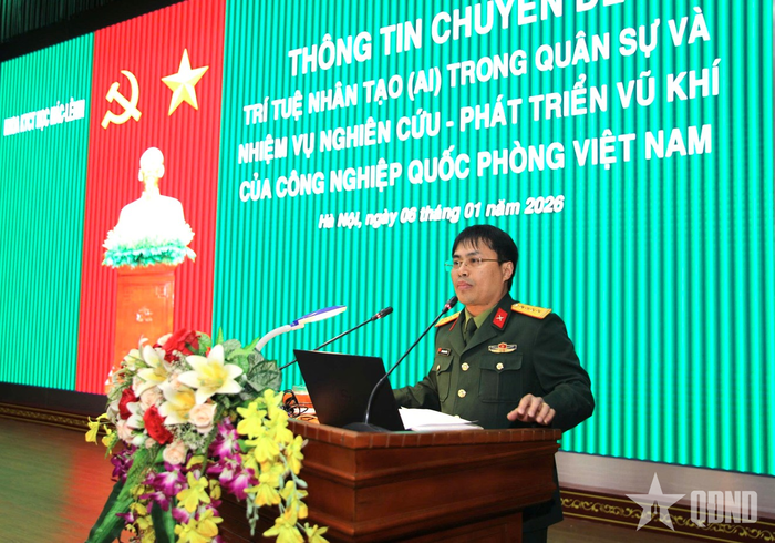 Tập huấn về AI tại Học viện Chính trị (ngày 6-1-2026). Ảnh: THÀNH TRUNG