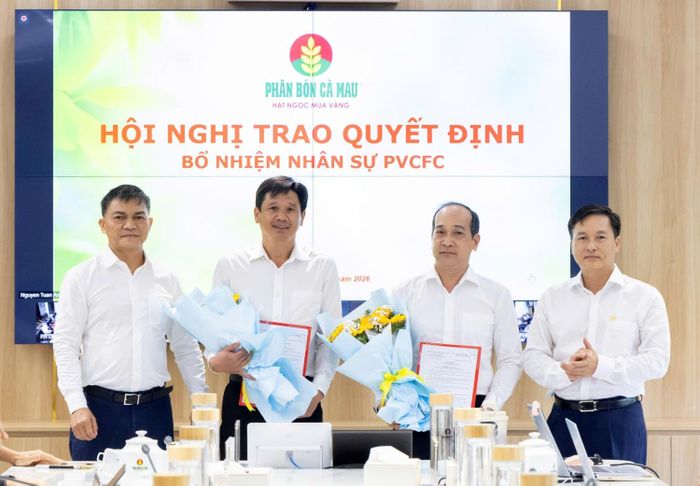 Ông Đinh Như Cường được bổ nhiệm giữ chức Phó Tổng Giám đốc PVCFC và ông Tống Việt Thống được bổ nhiệm giữ chức Kế toán trưởng kiêm Trưởng ban Tài chính - Kế toán PVCFC.
