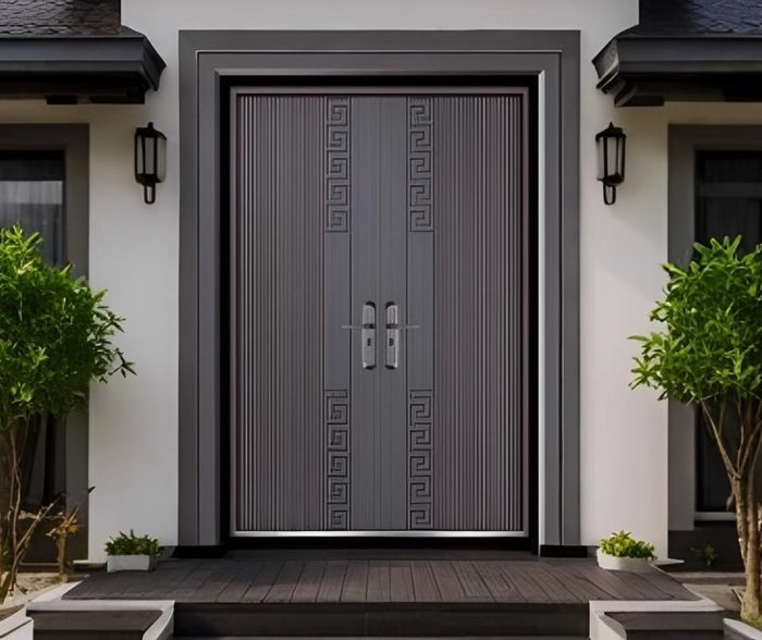 Cửa chính là nơi nạp ngoại khí, đóng vai trò quyết định trong việc dẫn dắt năng lượng tốt từ bên ngoài vào không gian sống. Ảnh: Baidu
