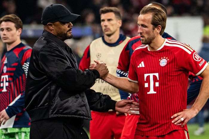 Sự xuất sắc của Kane là không đủ. Ảnh: FC Bayern