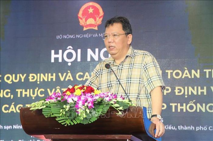 Ông Ngô Xuân Nam, Phó Giám đốc Văn phòng SPS Việt Nam, phát biểu.