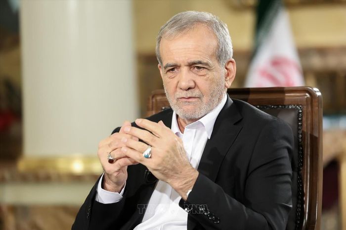 Tổng thống Iran Masoud Pezeshkian. Ảnh: AA/TTXVN