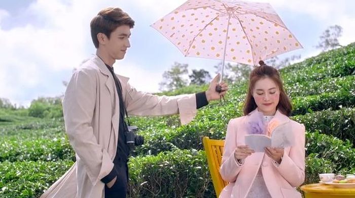 Ninh Dương Lan Ngọc và Bình An trong phim Mối tình đầu của tôi.