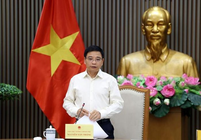 Phó Thủ tướng Nguyễn Văn Thắng phát biểu tại cuộc họp (Ảnh: VGP).