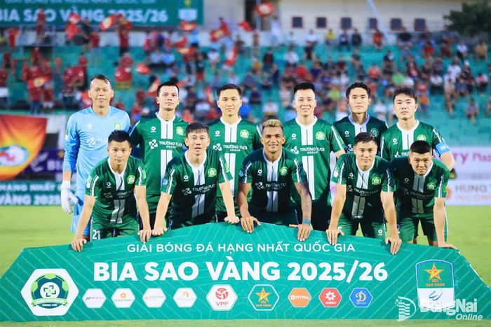 Dù làm khách nhưng Trường Tươi Đồng Nai vẫn được đánh giá nhỉnh hơn Bắc Ninh trong cuộc đại chiến. Ảnh: Nguyễn Tấn