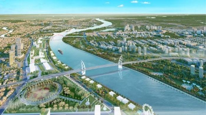 Phối cảnh dự án cầu Nguyễn Trãi. Ảnh minh họa