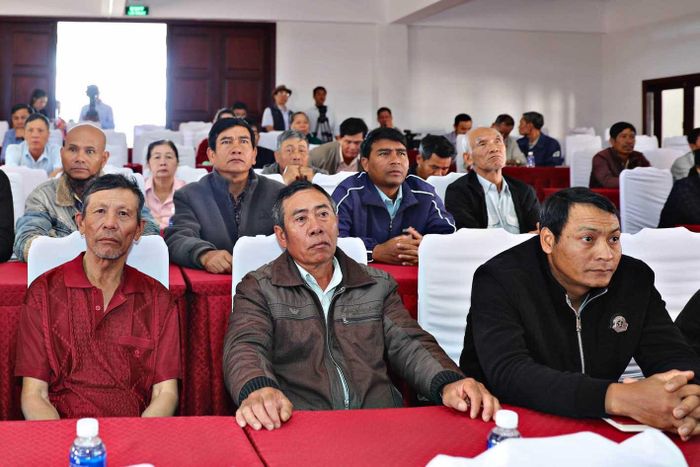 Cử tri xã Đơn Dương tham dự hội nghị