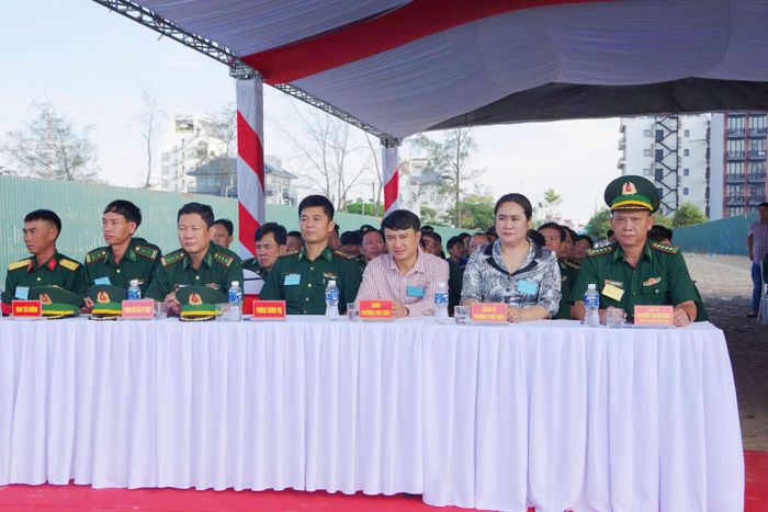 Đại diện các đơn vị, địa phương dự diễn tập