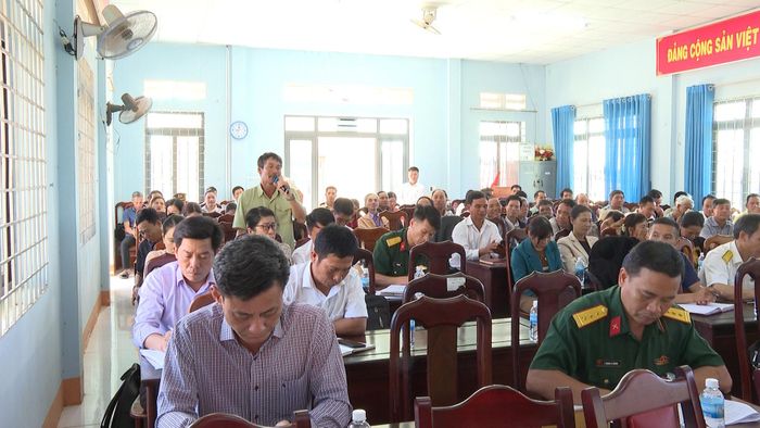Cử tri xã Quảng Tân kiến nghị nội dung liên quan đến đến đời sống, dân sinh
