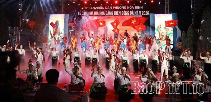 Chương trình nghệ thuật đặc sắc tại buổi lễ.