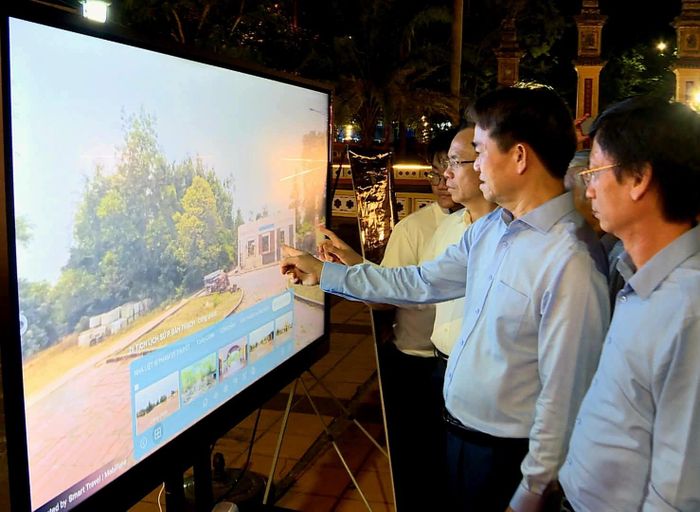 Số hóa giúp người dân, du khách dễ dàng tiếp cận tìm hiểu di tích văn hóa.Ảnh phường Bàn Thạch.