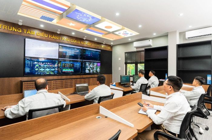 Một trung tâm điều hành KCN thông minh do TNTech triển khai.