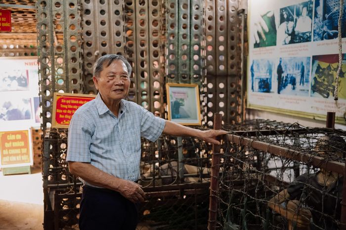 Đồng chí Nguyễn Đình Quốc - Thành viên Bảo tàng chiến sĩ cách mạng bị địch bắt tù đày.