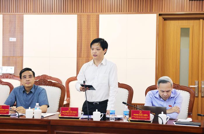 Đại biểu Quốc hội hoạt động chuyên trách tại Ủy ban Kinh tế và Tài chính Nguyễn Hải Nam phát biểu ý kiến