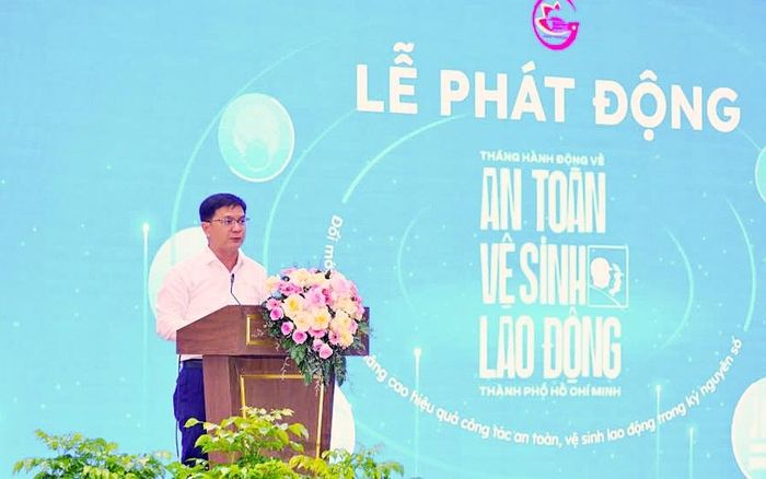 Phó Chủ tịch UBND Thành phố Hồ Chí Minh Nguyễn Mạnh Cường phát biểu tại lễ phát động.