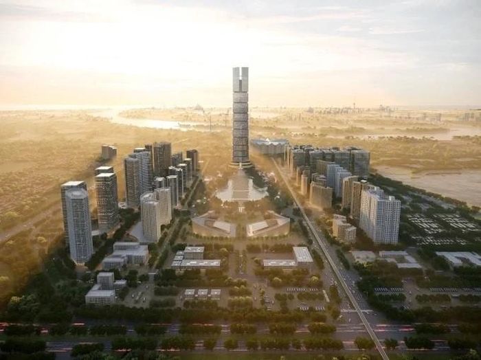  Phối cảnh dự án Thành phố thông minh Bắc Hà Nội. 