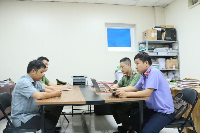 Cơ quan chức năng lấy lời khai đối tượng liên quan