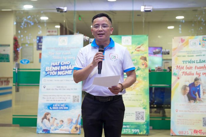 Thầy Biện Văn Quyền (giảng viên công tác tại Trường Đại học Hà Tĩnh), người sáng lập và cố vấn dự án chia sẻ: “Chúng tôi mong muốn đưa nghệ thuật đến gần hơn với người bệnh, giúp họ có thêm niềm vui và động lực trong quá trình điều trị. Với các thành viên của dự án, điều hạnh phúc nhất chính là được nhìn thấy nụ cười và sự lạc quan của bệnh nhân.”