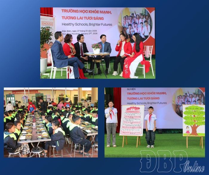 Trường PTDTBT Tiểu học Bản Bua phối hợp với Sở Y tế, Sở Giáo dục và Đào tạo, Tổ chức World Vision International tại Việt Nam tổ chức sự kiện dinh dưỡng học đường với thông điệp “Trường học khỏe mạnh - Tương lai tươi sáng”.